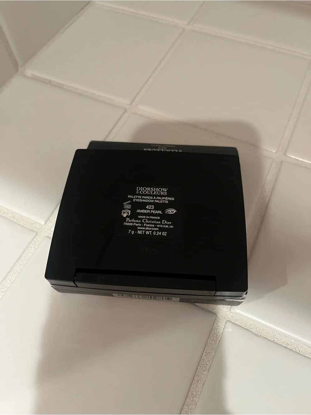 Dior show eye shadow palette amber pearl